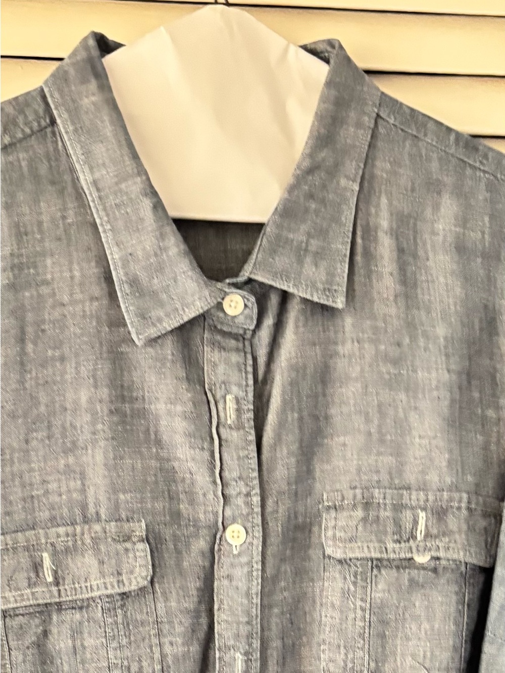J. Crew Light Blue Chambray Button-Down Shirt